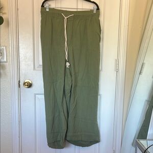 Old Navy Green wideleg pant